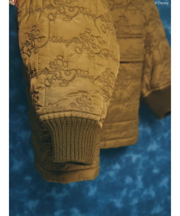 AMERICAN HOLIC ミッキー柄中綿キルトジャケット／Ｍｉｃｋｅｙ Khaki