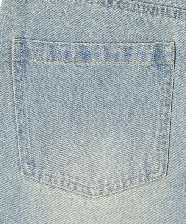 WEGO ボタンフライローライズフレアデニム デニム淡加工色