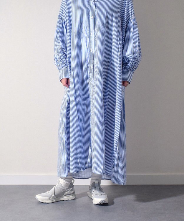 INTER-CHAUSSURES 【BUSSOLA】ニットスリッポンスニーカー グレー雑材