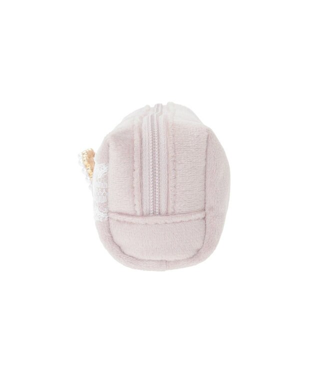 Maison de FLEUR ベロアレースロングポーチ Grayish Pink