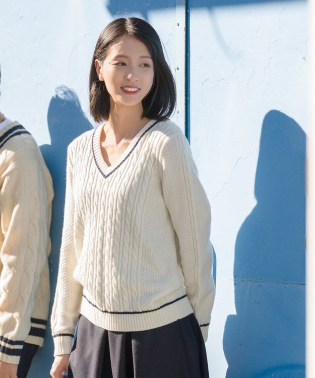 ONWARD Reuse Park 【組曲】ニット秋冬 オフホワイト