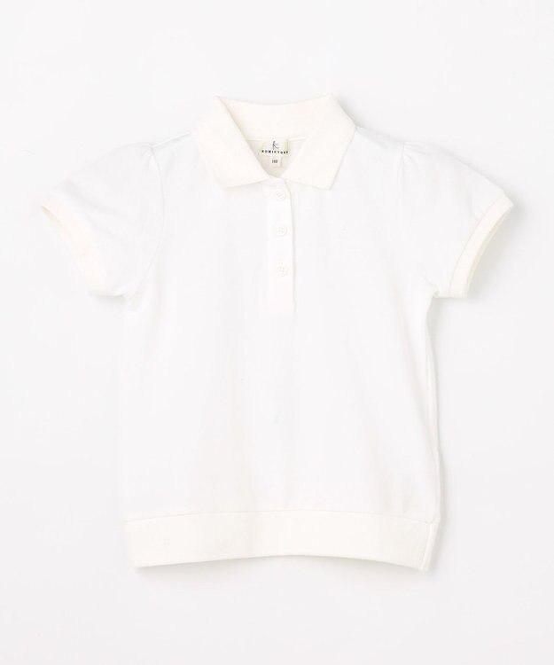 組曲 KIDS 【150-170㎝】 カノコポロシャツ オフホワイト