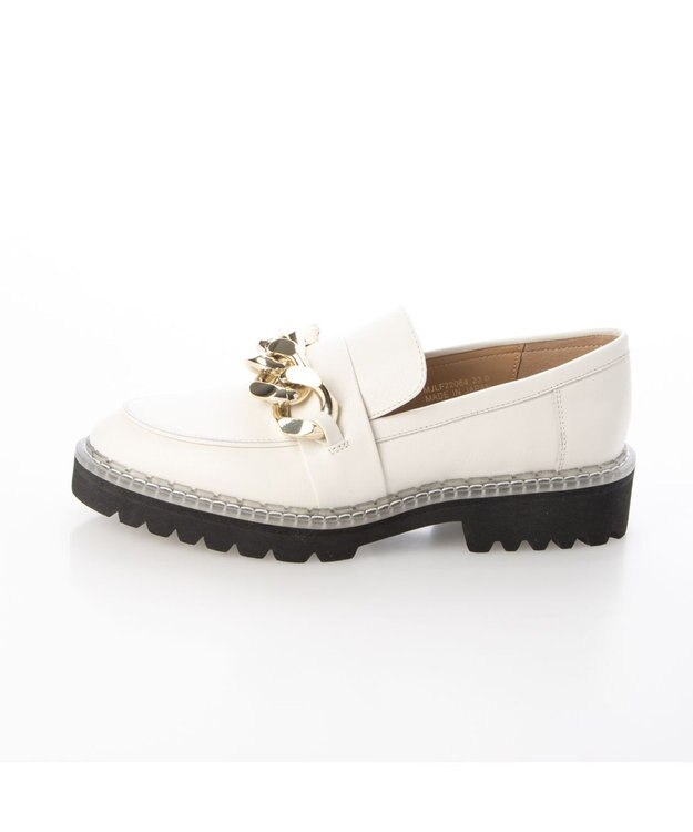 MODE ET JACOMO <MODE ET JACOMO>ボリュームチェーンローファー アイボリー