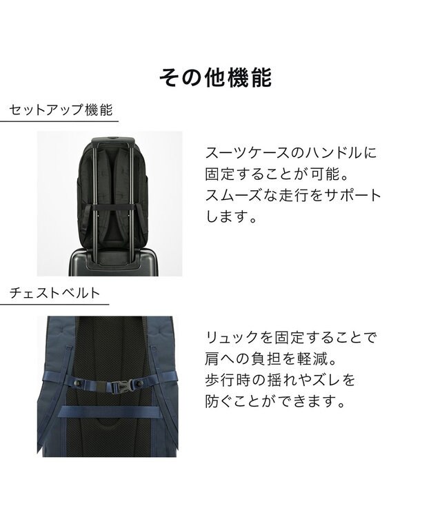 ACE BAGS & LUGGAGE ace. シルパック ビジネスリュック  A4サイズ 14インチPC収納 軽量 68881 エース ブラック