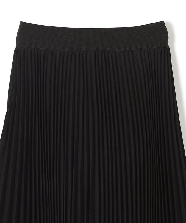 JOSEPH ノーブルサテン　プリーツスカート Black