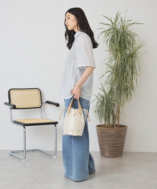 AMERICAN HOLIC シャーリング半袖シャツ Light Gray