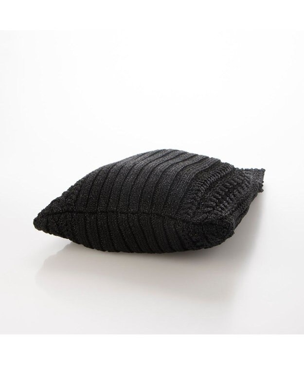 UNBILLION カシュカシュ cachecache / ケーブル編みラメショッパーミニトート ブラック