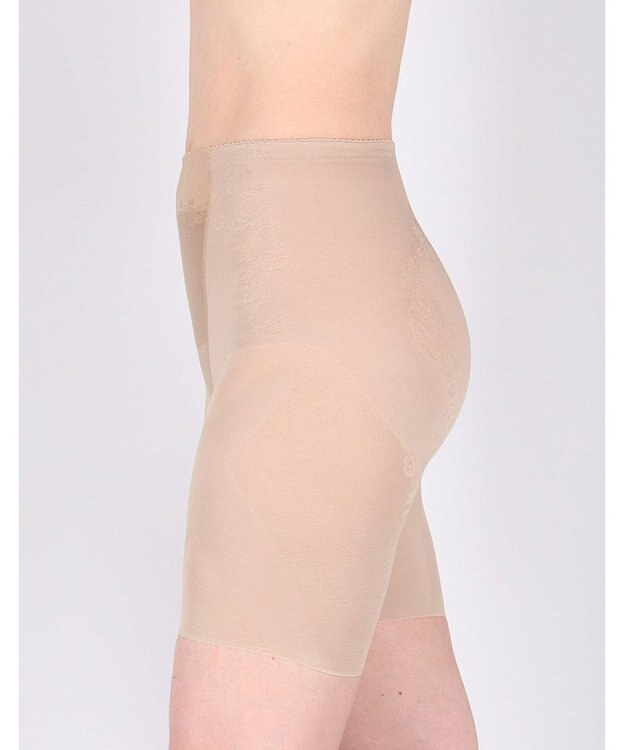 Wing ガードル ロング丈 【スリムアップパンツ】 はいて歩いてエクササイズ KQ0821 ウイング／ワコール シナモンブラウン