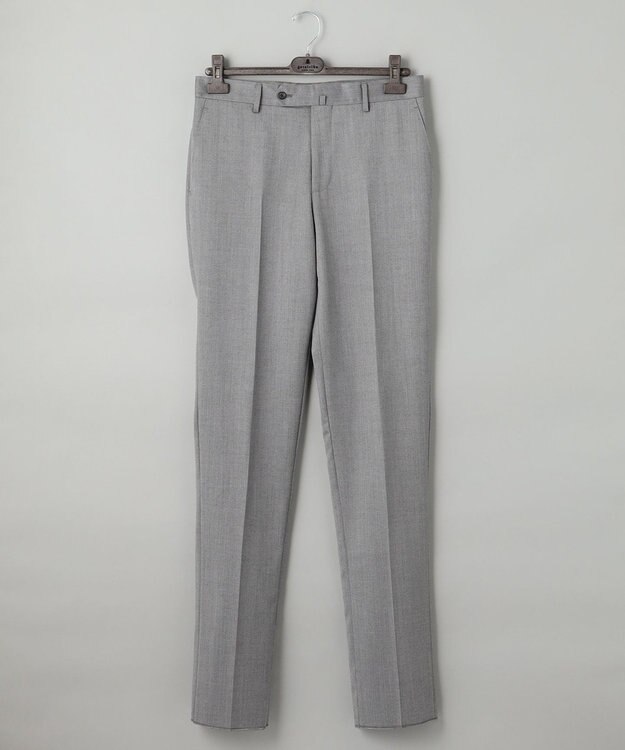 GOTAIRIKU 【御幸毛織】ニュージーランドメリノSuper120'sツイル スーツ グレー系1