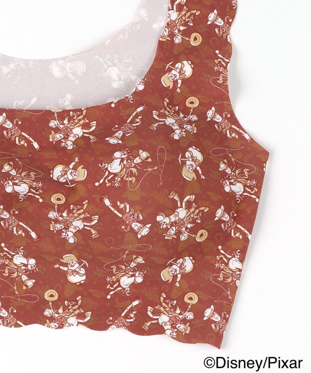 WACOAL ノンワイヤーブラ [GOCOCi][ワコール] Disneyコレクション 伸びのよい素材を使用 立体的なバストシルエット ゴコチ ハーフトップ ブラトップ レディース CGG537 /ワコール ブラウン