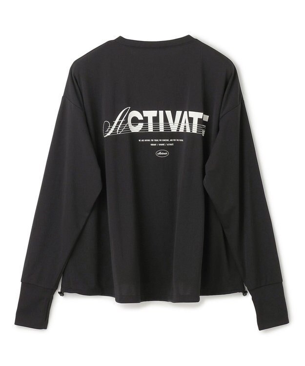 UNFILO ラッシュガード ドロストプルオーバー ブラック