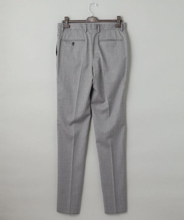 GOTAIRIKU 【御幸毛織】ニュージーランドメリノSuper120'sツイル スーツ グレー系1