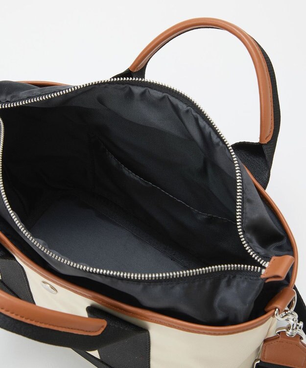 TOPKAPI 【Breath TOPKAPI sis】【WEB限定】 ナイロン ミニ トートバッグ ショルダー付き 軽量 / SCOTCH GRAIN スコッチグレイン クリーム
