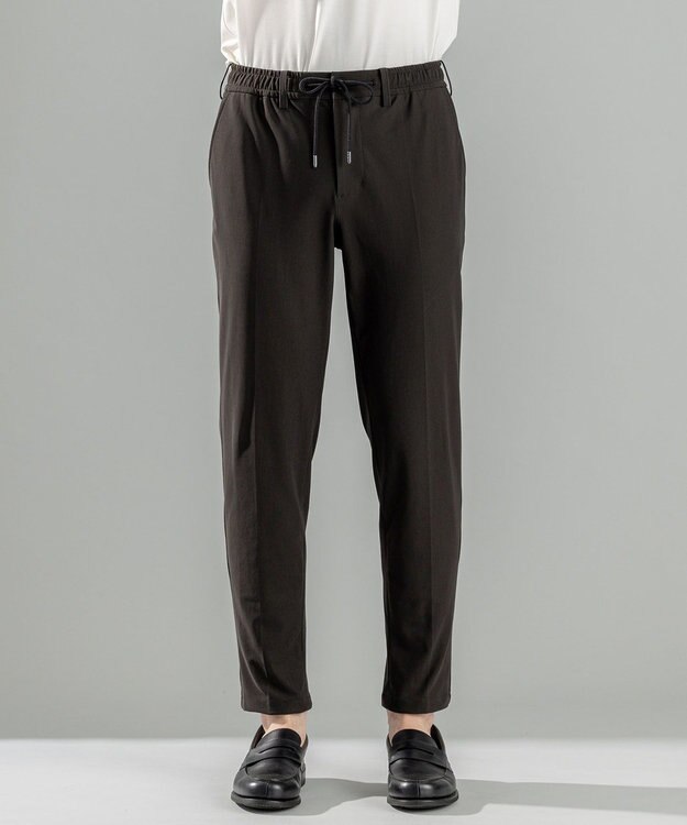 JOSEPH HOMME ＜新色追加＞新素材【抜群の通気性/360度ストレッチ】エアトールストレッチ ドロスト付テーパードパンツ/ PEGG CONVERTIBLE ダークブラウン系