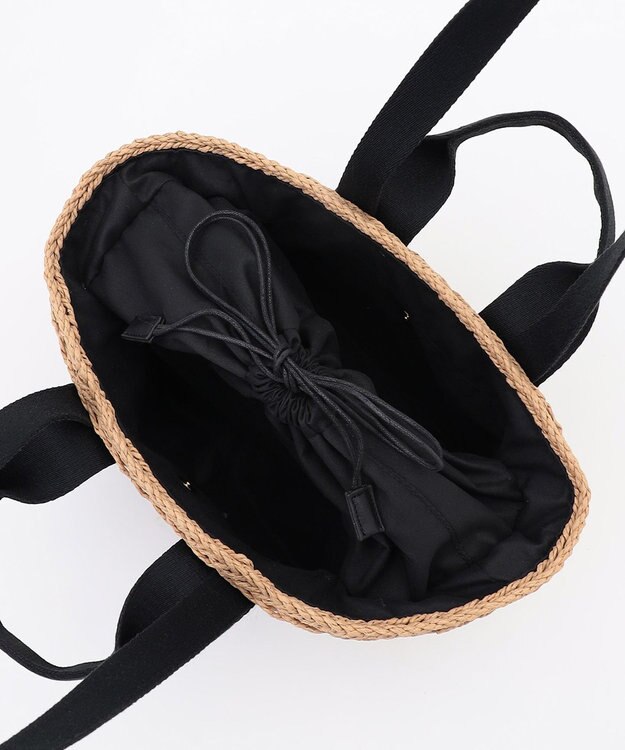 LA BAGAGERIE 【MONICA】ダブルハンドルかごバッグ ベージュ