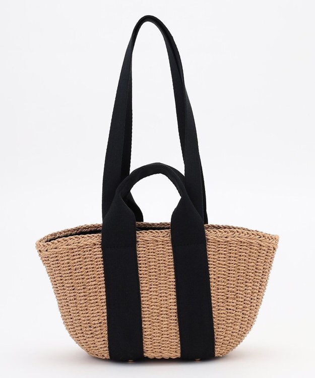 LA BAGAGERIE 【MONICA】ダブルハンドルかごバッグ ベージュ