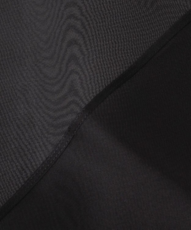 BEIGE， ERICA / シルクシースルークルーネックブラウス Black