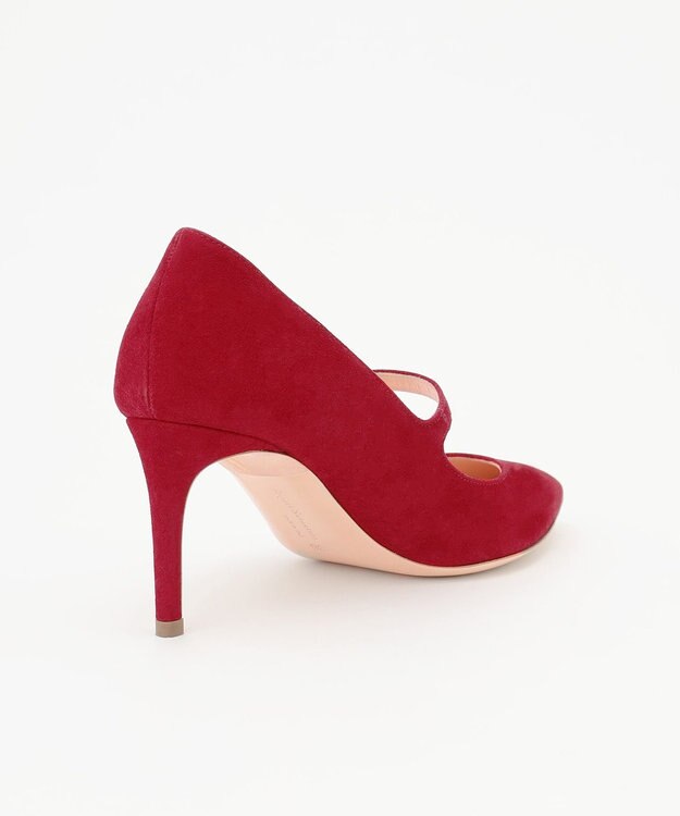 GRACE CONTINENTAL Rupert Sandersonスエードヒール レッド