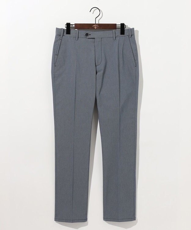 JOSEPH ABBOUD 【ウエストも伸びる!/ジャパンファブリック】シャンブレードビーストレッチ パンツ ネイビー系