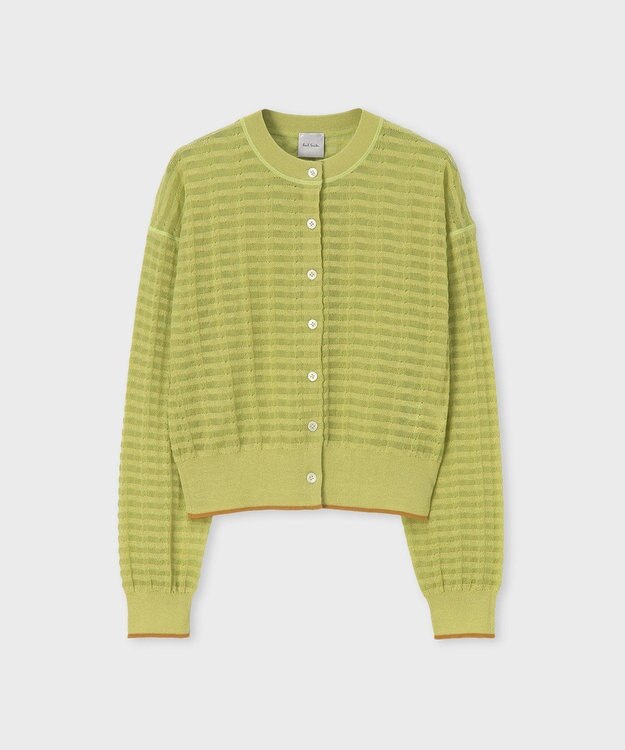 Paul Smith シアークルーネック カーディガン ゴールデンイエロー
