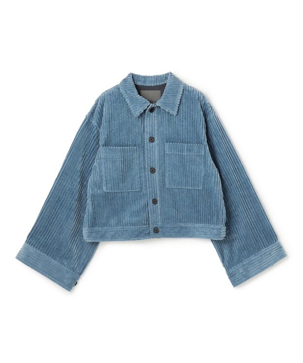 uncrave コーデュロイ ブルゾン サックス