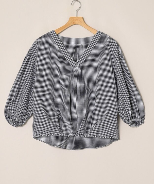 ONWARD Reuse Park 【any FAM】ブラウス春夏 ネイビー