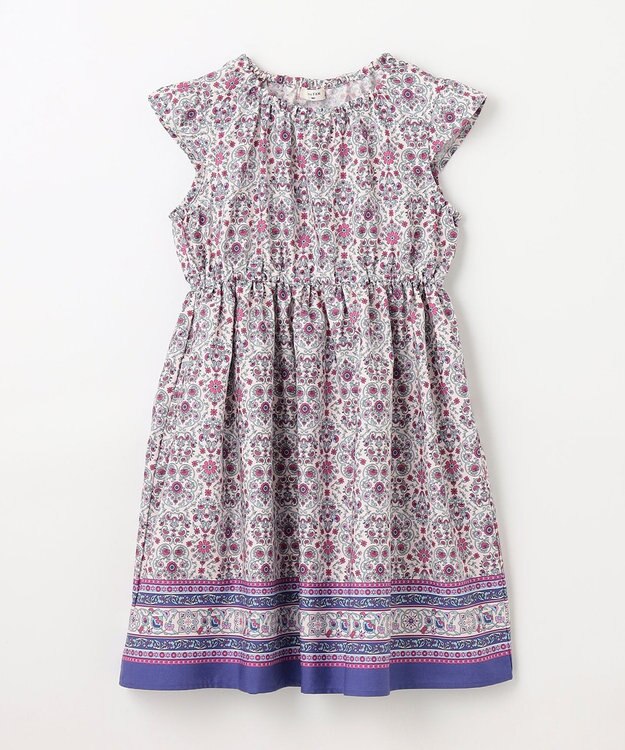 ANY KIDS 【WEB限定柄有】総柄 サマー ワンピース 【WEB限定】ラベンダー系モロッカン