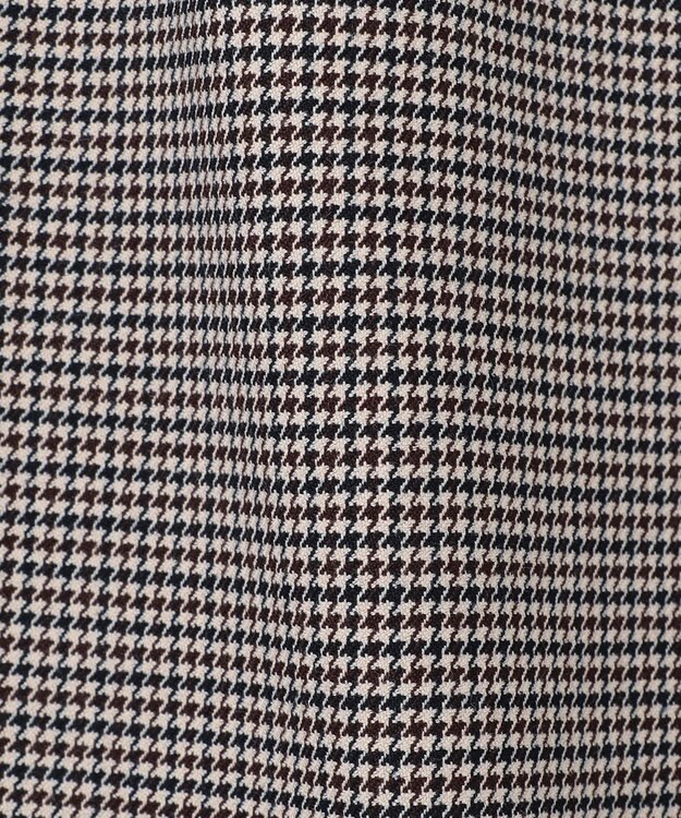 J.PRESS LADIES 【洗える】杢チェック スカート ブラック系3