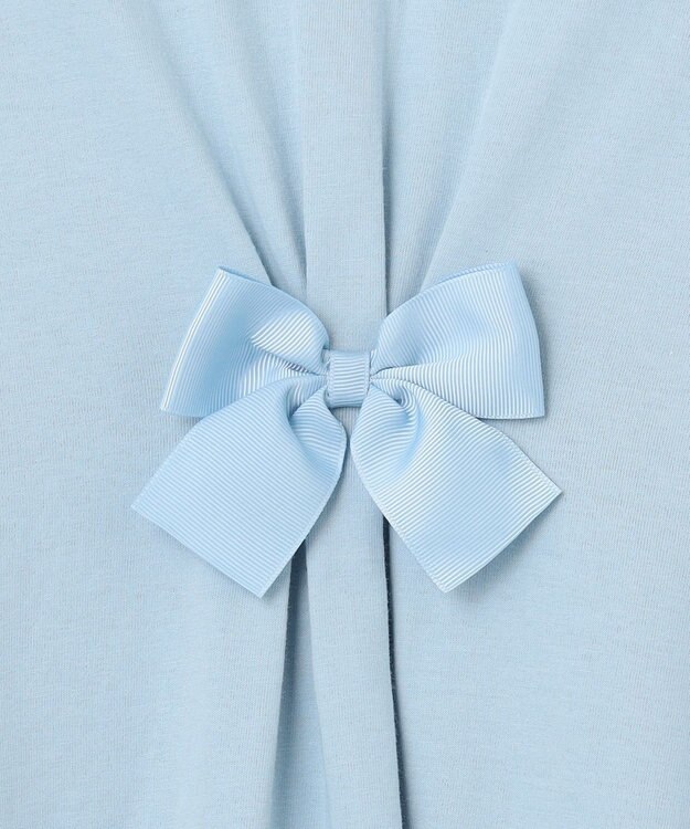 ANY KIDS ひんやりクール カットソーワンピース サックスブルー