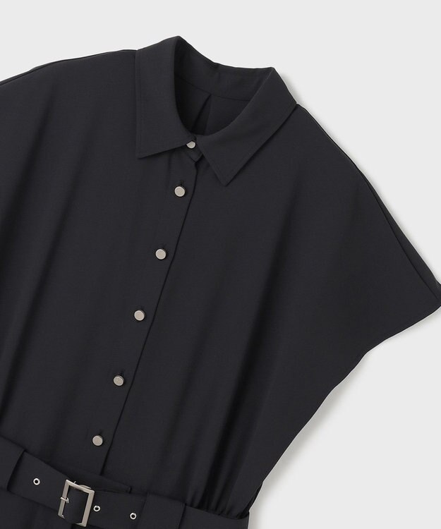 GRACE CONTINENTAL シャツオールインワン ブラック