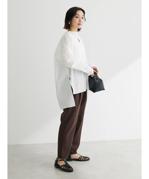 Green Parks デザインオーバーシャツ Off White