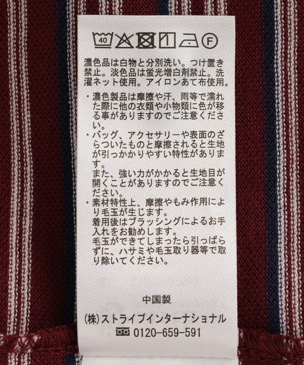 earth music&ecology ラガーポロシャツ Bordeaux