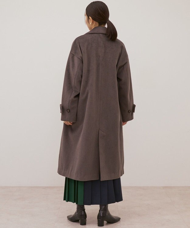 AMERICAN HOLIC ルーズチェスターコート Charcoal Gray