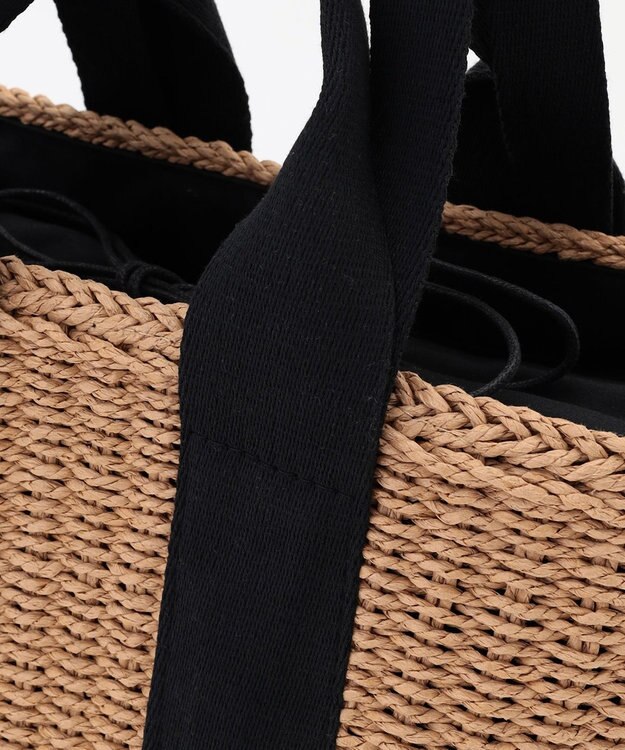 LA BAGAGERIE 【MONICA】ダブルハンドルかごバッグ ベージュ