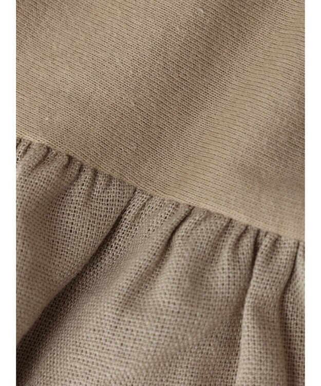 CRAFT STANDARD BOUTIQUE Ｌ／Ｒキャンバスドッキングカットプルオーバー Beige