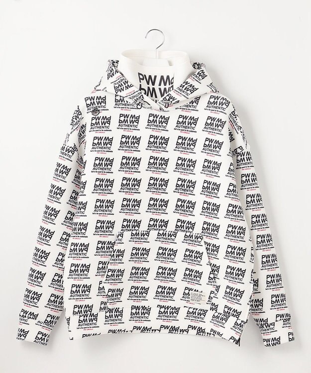 PW CIRCULUS 【NEWデザイン】【MEN】 ＰＷＰＷ  デタッチャブルフーディー ホワイト系5