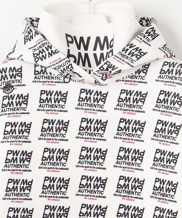 PW CIRCULUS 【NEWデザイン】【MEN】 ＰＷＰＷ  デタッチャブルフーディー ホワイト系5