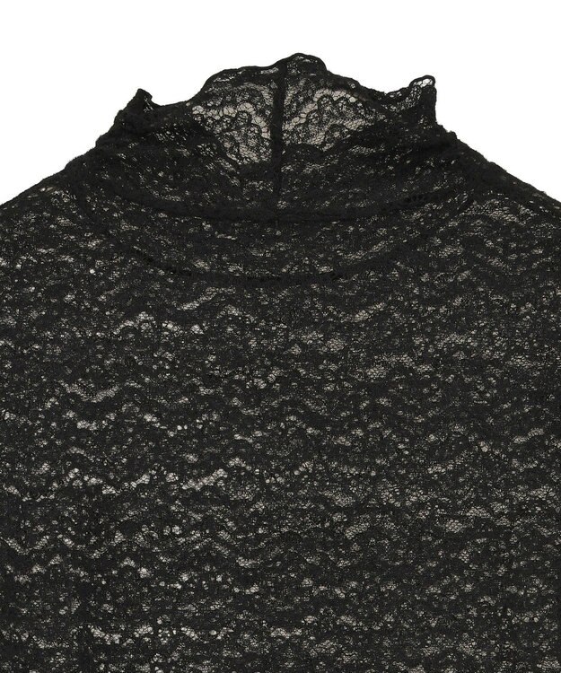 Green Parks 起毛レースプルオーバー Black