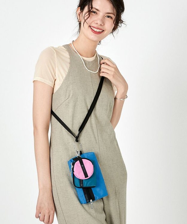 LeSportsac MULTI POUCH WRISTLET/ティール/ヴィヴィッド/フューシャ CB ティール/ヴィヴィッド/フューシャ CB