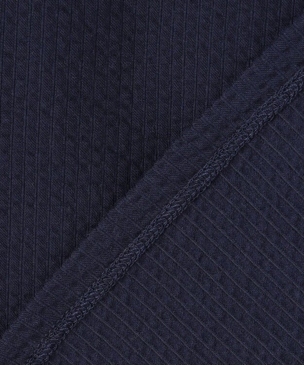 組曲 KIDS 【150-160㎝】サッカーストライプ ブラウス ネイビー