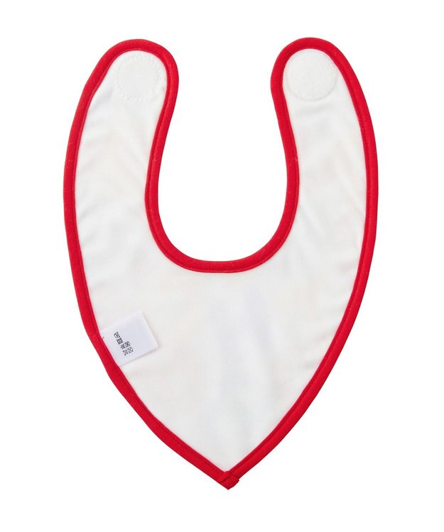 MIKI HOUSE HOT BISCUITS ロゴ総柄 スタイ はっ水 マルチカラー