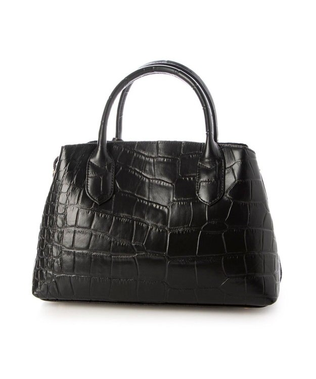 UNBILLION ペルケ perche / WEB直営限定・牛革ユーティリティ・2wayトートバッグS クロコブラック