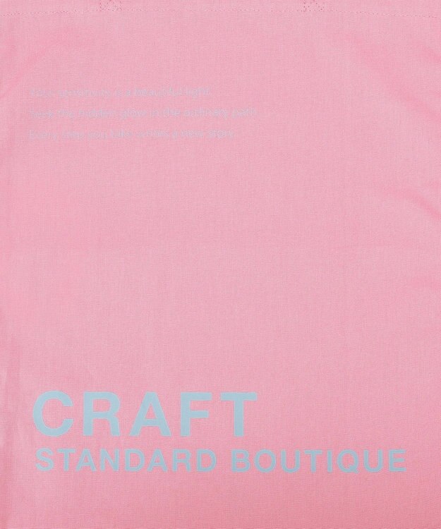 CRAFT STANDARD BOUTIQUE クラフトロゴトートバック Pink