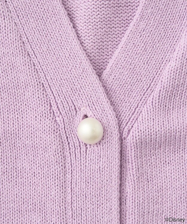 earth music&ecology Ｖｉｌｌａｉｎｓ　アースラ／ニットカーディガン Purple