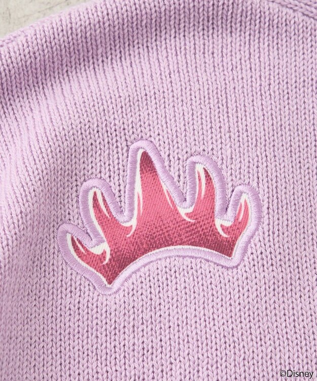 earth music&ecology Ｖｉｌｌａｉｎｓ　アースラ／ニットカーディガン Purple