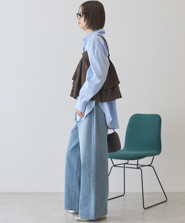 AMERICAN HOLIC シアーチェックビスチェ Brown