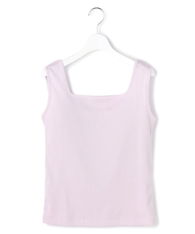 ICB ブライトステッチリブ タンクトップ ライラック