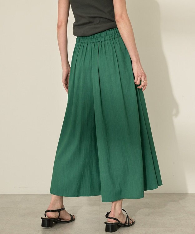 AMERICAN HOLIC (選べる丈２サイズ)接触冷感ギャザースカーチョ【WEB限定カラー有り】 Green