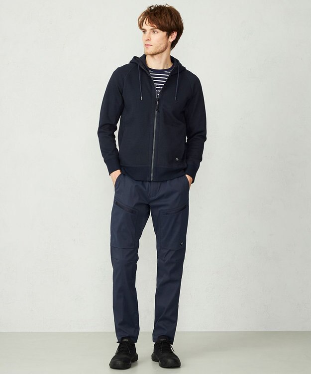 JOSEPH ABBOUD MOUNTAIN 【UNISEX】パワーストレッチリップコンビ パンツ ネイビー系