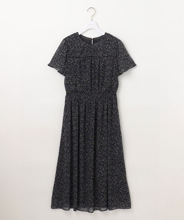 ANY SIS 【洗える】プチフルール ワンピース ブラック系